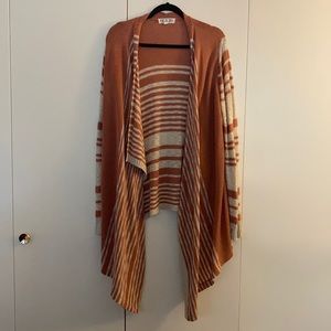 Pink Rose / Size:XL / cardigan / peach / cream